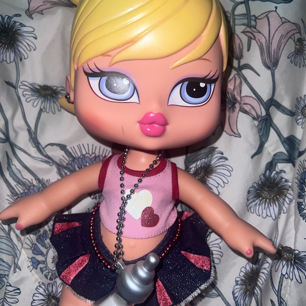 Chic Pink and Blue Fashion Doll with Accessories